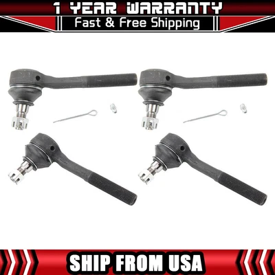 4 extremos de barra de amarre interior exterior para Nissan D21 1994 1993-1995 Nissan Pathfinder Foto 1 de 4