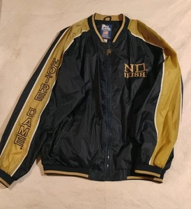 Vintage University Of Notre Dame Jacket Pro Player Fighting Irish Size L Large - Picture 1 of 11