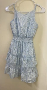 Rare Editions Girls light blue dress size 12 - Picture 1 of 4