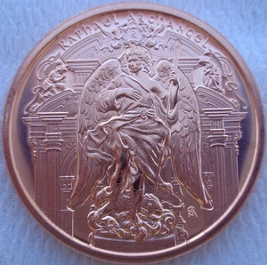 1 oz. RAPHAEL Erzengel Serie .999 Feinkupfer rund - Bild 1 von 4