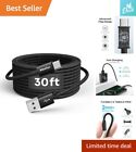 30ft USB C Charger Cable - Extra Long USB Type C Cable for Phone, Tablet, Camera