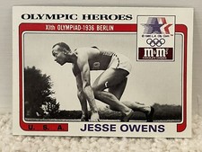 1983 Topps M&M’s Jesse Owens #31 Olympic Heroes