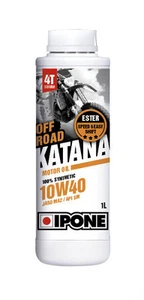 IPONE OLIO MOTORE KATANA OFF ROAD 10W40 100% SINTETICO MOTO 4T MOTOR OIL 1L - Imagen 1 de 1