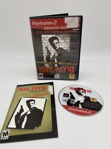 Max Payne 1 (PS2 PlayStation 2, 2001) Juego Completo con Manual Probado en Caja Original - Imagen 1 de 6
