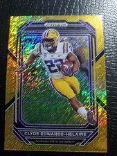 2023 Prizm Draft Picks Football Clyde Edwards-Helaire GOLD /15