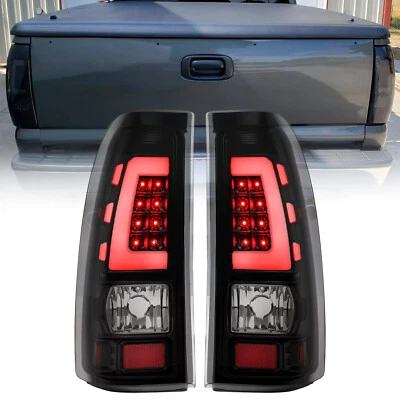 Pair LED Tail Lights For 99-06 Chevy Silverado 99-02 GMC Sierra 1500 2500 3500 Foto 1 de 4
