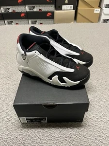 Air Jordan 14 Retro Grade School 'Black Toe' 2024 487524-160 Size 6y - Picture 1 of 5