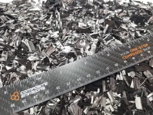 Precision Cut Chopped Forged Carbon Fiber 1lb 1/2" Epoxy Compatible - Picture 1 of 1