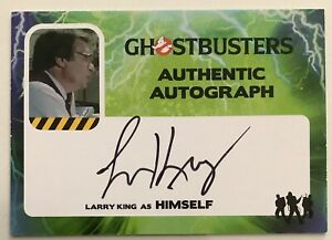 Larry King LK 2016 GHOSTBUSTERS SP Auto Card Autograph Cryptozoic Entertainment