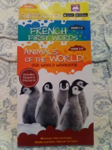 Grade 1-3 Workbooks with Stickers, vol. 2, Paperback, Set of 3 (2019, Bendon) - Picture 1 of 1