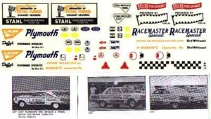 Fred Cady Decal #447 To Do The 1967 Plymouth GTX Stiles & Stahl - Picture 1 of 1