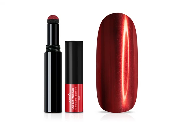 Jolifin Super Mirror-Chrome Pigment Stift Red 0,5g Nagelstudio Neu  - Bild 1 von 1