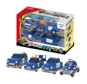 NEW TAYO The Little Bus Special mini Cars Police Team Set Toy Ver.10 ( 4P)  - Picture 1 of 4