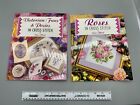 JANE ALFORD CROSS STITCH 2 x Books Roses & Victorian Fans & Posies