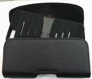 Custodia telefono clip da cintura in pelle per LG X Charge adatta custodia ibrida sul telefono - Foto 1 di 12