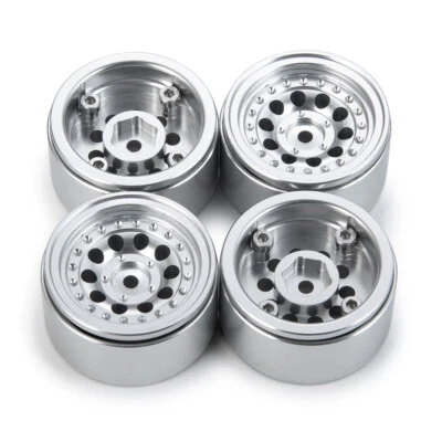 4PCS/Satz 1.0inch CNC Metall Beadlock Felgen für 1/24 RC Crawler Axial SCX24 - Bild 1 von 4