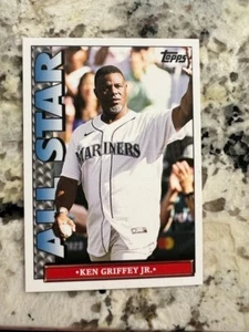 2023 TOPPS TBT 1990 TV ALL STAR CARD SET 29 SEATTLE MARINERS KEN GRIFFEY JR #87 - Picture 1 of 1