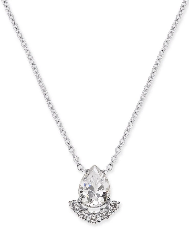 Eliot Danori Teardrop Crystal Cluster 16” Necklace- Jc299 T1