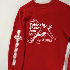 T-shirt vintage 1978 Valencia Skate Jam Speed & Bleed hommes Med Hollister manches longues