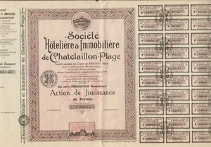 DECO => Société Hôtelière & Immobilière de CHATELAILLON-PLAGE (17) (A) - Picture 1 of 1