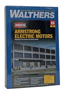 3172 Walthers Armstrong Electric Motors Background Building Kit HO Scale - Picture 1 of 2