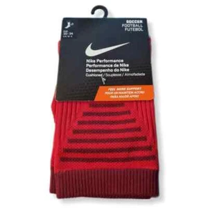 Nike Performance Fußball Socken S EU 34-38 UK 2-5 Unisex Rot Matchfit Dri-FIT - Bild 1 von 4