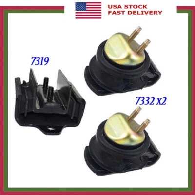 Nuevo para 00-04 Nissan Frontier Xterra 7319 7332*2 M895 montaje motor Foto 1 de 3