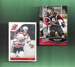 BOTH! PAST/PRESENT NJ DEVILS LOT! 12-13 ITG RC DOUGIE HAMILTON/85 Topps BRIDGMAN - Picture 1 of 2