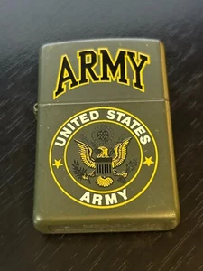 Vintage Collectible Army US Zippo Lighter E05 - Picture 1 of 4
