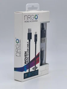 NRG 6ft Micro USB to USB Fast Charge NRG50677 - Picture 1 of 3