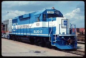 Original Rail Slide - EMDX Electro-Motive Division 120 Chicago IL 7-19-1992 - Picture 1 of 1