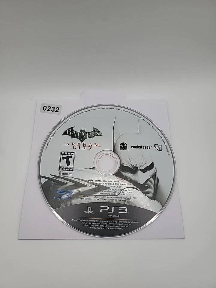 Batman: Arkham City (Sony PlayStation 3, 2011) DISC ONLY NO USPS TRACKING - Image 1 of 1