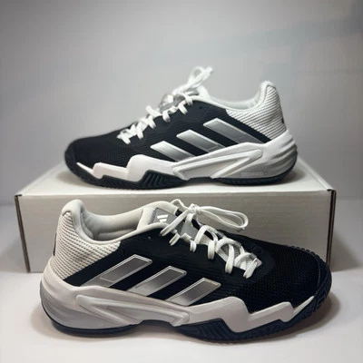 Adidas Barricade Tennis Men's  Shoe Black / White Size 11.5 IF0466 - Image 1 of 4