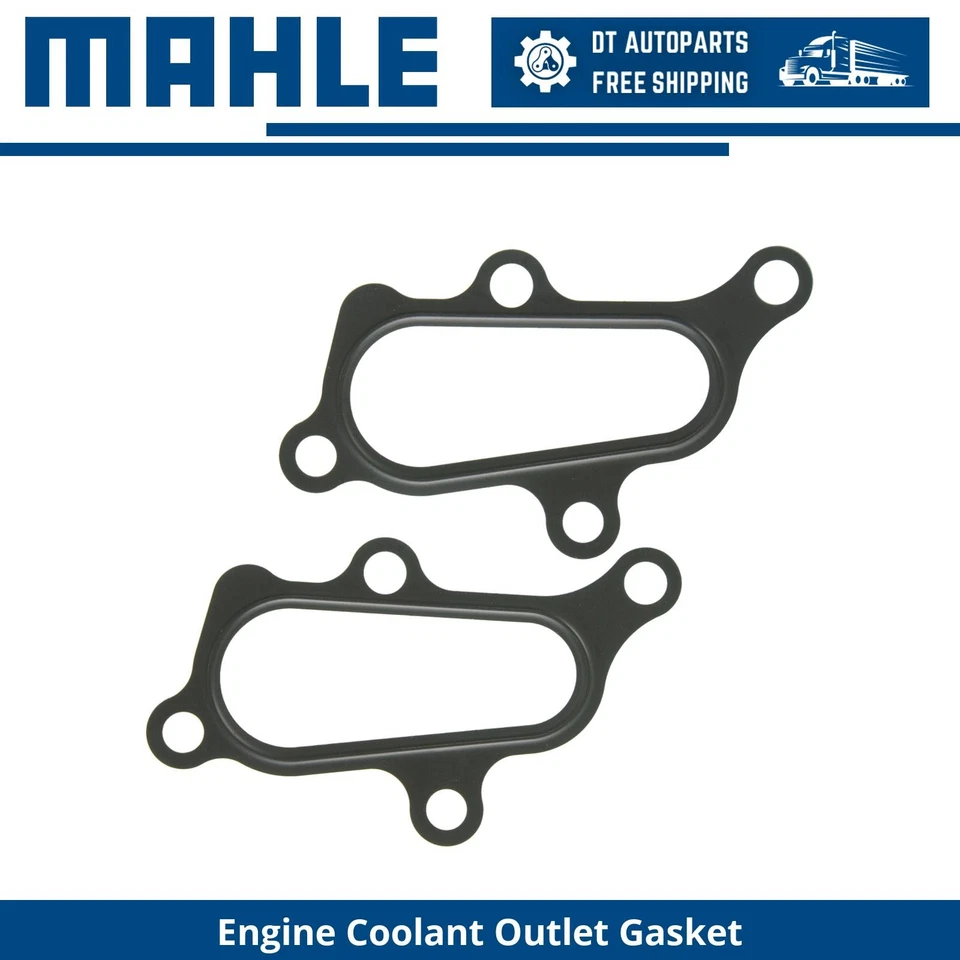 Junta de saída de líquido de arrefecimento do motor Chevrolet Silverado 3500 6.6L Mahle 2001-2006 - Imagem 1 de 3