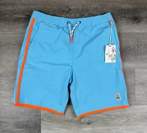 NWT Boy's Psycho Bunny  Swim Trunks Shorts Size 18/20 Color Bluefish - Picture 1 of 5