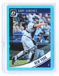 2018 Donruss Optic Gary Sanchez #116 Carolina Blue Prizm /299 Yankees SP - Bild 1 von 3