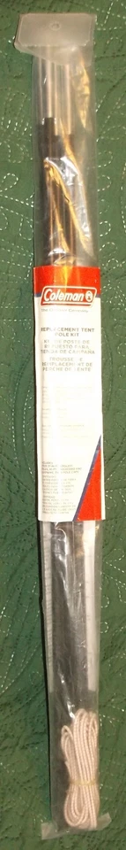 KIT POSTE CARPA DE REPUESTO COLEMAN PARA LA MAYORÍA DE LAS TIENDAS DOMO FAMILIARES FIBRA DE VIDRIO 27 PULGADAS NUEVO Foto 1 de 4