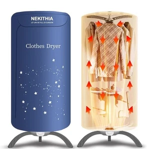 Portable Clothes Dryer Upgraded to Quickly Dry a Large Number of Clothes and Sho - Picture 1 of 6