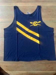 Vintage 1980’s University of California Rowing Team Issued Tank Top Size Large - Picture 1 of 6