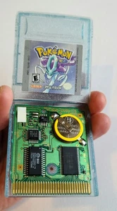 Pokemon Crystal NTSC USA Genuine New Battery Nintendo Game Boy Color - Picture 1 of 9