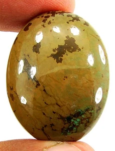 65.20 Ct Natural Tibet Turquoise Gemstone Stone Cabochon Wire Wrap Stone -25185 - Picture 1 of 2