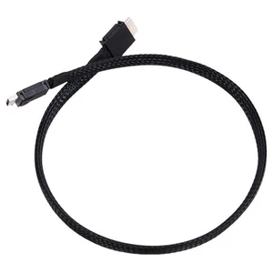 Câble D'Extension Souple Tressé PCIE 4.0 X4 GEN4 SAS4 Oculink SFF-8611 GPU 4656 - Photo 1/7
