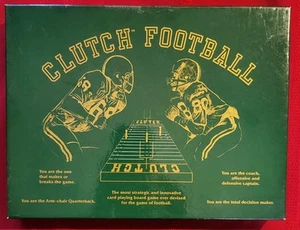 Very Rare Clutch Football Board Game Complete See Listing for Curious Error. - Picture 1 of 24