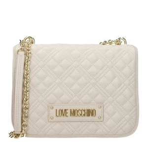 Love Moschino Borse a Spalla Donna Poliuretano Beige/Avorio - Imagen 1 de 3