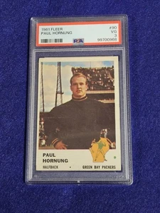 1961 Fleer Paul Hornung-#90---Notre Dame / Green Bay Packers---PSA 3 VG - Picture 1 of 2