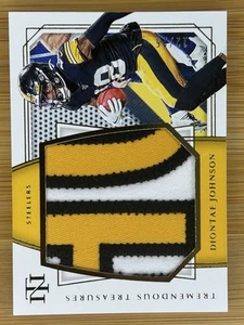 #/25 2019 Panini National Treasures SICK GAME PARCHE CARTA USADO Diontae Johnson. - Imagen 1 de 2