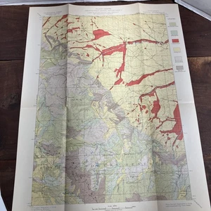 Mapa vintage 1899 USGS Wyoming Dayton cuadrilátero tierra madera reserva forestal - Imagen 1 de 5
