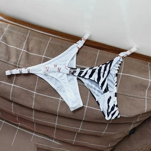 Womens Thongs Underwear Underpant Breathable Comfortable High Cut Panties - Picture 1 of 21