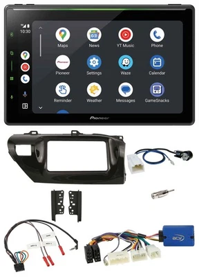 Pioneer 2DIN Lenkrad USB Bluetooth DAB Autoradio für Toyota Hilux 2015-2020 - Bild 1 von 4