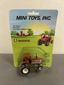 1/64 Mini Toys Hesston 130-90 Tractor 4wd With Duals In Package - Picture 1 of 8